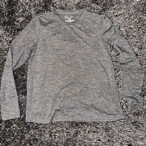 Xersion Gray Long Sleeve with open back